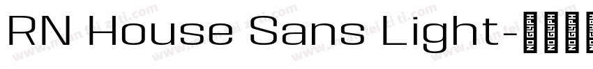RN House Sans Light字体转换